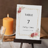 Vorlage für die Hochzeitstichtabelle der Rose