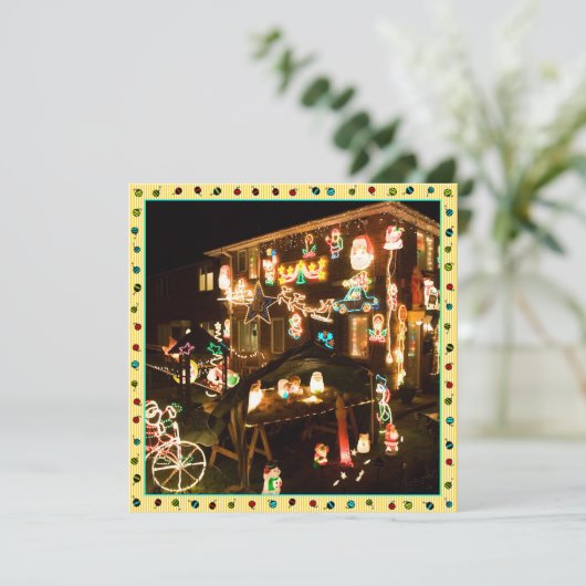 Vorlage für die Holiday Card (Stehend Vorderseite)