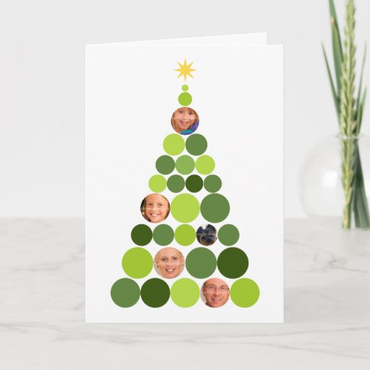 Vorlage für die Holiday-Fotokarte (Vorderseite)