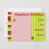 Vorlage für die Holiday-Fotokarte (Vorderseite)