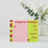 Vorlage für die Holiday-Fotokarte (Stehend Vorderseite)