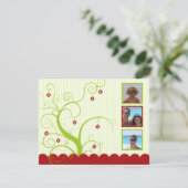 Vorlage für die Holiday-Fotokarte (Stehend Vorderseite)