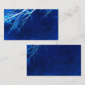 Vorlage für die hübsche blaue Natur Visitenkarte (Vorne/Hinten)