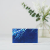 Vorlage für die hübsche blaue Natur Visitenkarte (Stehend Vorderseite)