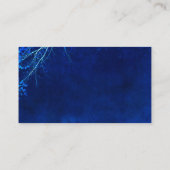 Vorlage für die hübsche blaue Natur Visitenkarte (Rückseite)