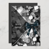 Vorlage für die hübsche Party Einladung (Vorne/Hinten)