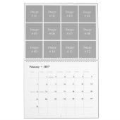 Vorlage für die Instagram-Sammlung 12 Monate Kalender (Feb 2027)