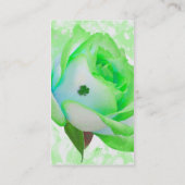 Vorlage für die irische Rose Visitenkarte (Rückseite)