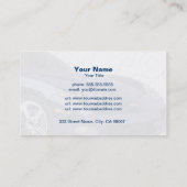 Vorlage für die Kfz-Visitenkarte Visitenkarte (Rückseite)