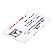 Vorlage für die klinische Werbeaktion 1 Magnet (Linke Seite)