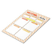 Vorlage für die Krankenpflege Notizblock (angewinkelt)