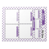 Vorlage für die Krankenpflege Notizblock (Vorderseite)