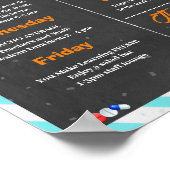 Vorlage für die Krankenversicherung Poster (Ecke)