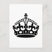 Vorlage für die Kronenkante behalten Postkarte (Vorderseite)