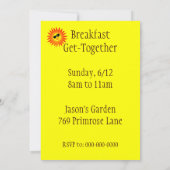 Vorlage für die kundenspezifische Einladung des Ex (Rückseite)