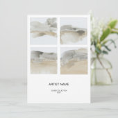 Vorlage für die Künstlerkarte Collage (Stehend Vorderseite)
