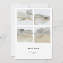 Vorlage für die Künstlerkarte Collage