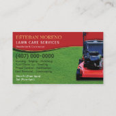 Vorlage für die Landschaftsschutzmäher für die Vis Visitenkarte (Rückseite)