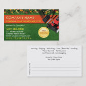 Vorlage für die Landschaftsschutzmäher für die Vis Visitenkarte (Vorne/Hinten)