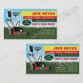 Vorlage für die Landschaftsschutzmäher für die Vis Visitenkarte (Vorne/Hinten)