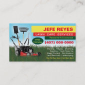 Vorlage für die Landschaftsschutzmäher für die Vis Visitenkarte (Rückseite)