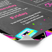 Vorlage für die Lehrerwoche Poster (Ecke)