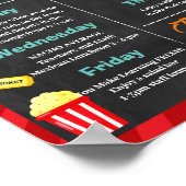 Vorlage für die Lehrerwoche Poster (Ecke)