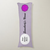 Vorlage für die lila Blume von Multifunktionsleist Seitenschläferkissen (Vorderseite Vertikal)