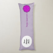 Vorlage für die lila Blume von Multifunktionsleist Seitenschläferkissen (Rückseite (Vertikal))