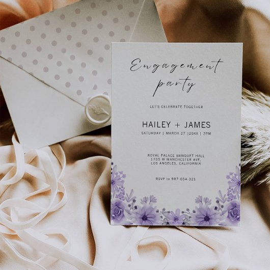 Vorlage für die lila Verlobung