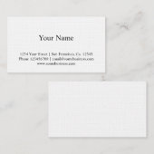 Vorlage für die Linentextur Visitenkarte (Vorne/Hinten)