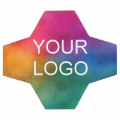 Vorlage für die Logo-Präsentation für Unternehmen Fußball (Flach)