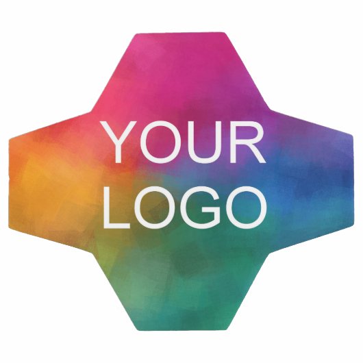 Vorlage für die Logo-Präsentation für Unternehmen Fußball (Flach)