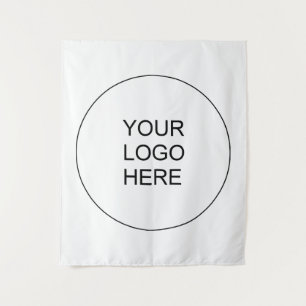 Vorlage für die Logo-Vorlage für individuell anpas Wandteppich