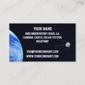 Vorlage für die Luftfahrtbetriebskarte Visitenkarte (Rückseite)