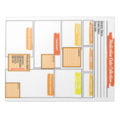 Vorlage für die Medikation von Studierenden Notizblock (Vorderseite)