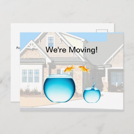 Vorlage für die Meldung "Funny Moving Notice" (Vorne/Hinten)