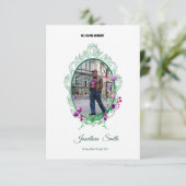 Vorlage für die Memo-Programmkarte (Stehend Vorderseite)