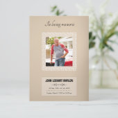 Vorlage für die Memo-Programmkarte (Stehend Vorderseite)