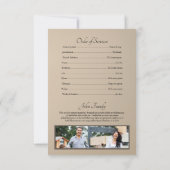 Vorlage für die Memo-Programmkarte (Rückseite)