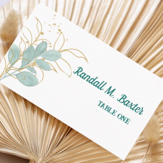 Vorlage für die Minimalistische Escort-Platzkarte Platzkarte