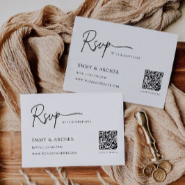 Vorlage für die Minimalistische Hochzeitskarte