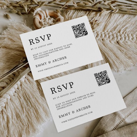 Vorlage für die Minimalistische Hochzeitskarte