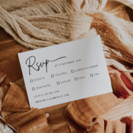 Vorlage für die Minimalistische Hochzeitskarte