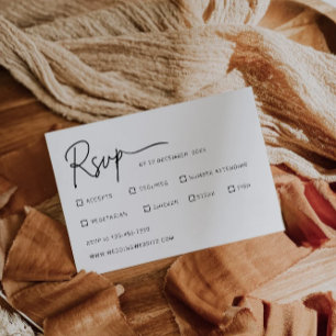 Vorlage für die Minimalistische Hochzeitskarte