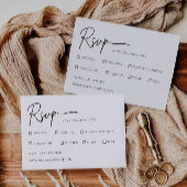 Vorlage für die Minimalistische Hochzeitskarte