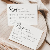 Vorlage für die Minimalistische Hochzeitskarte