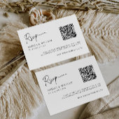 Vorlage für die Minimalistische Hochzeitskarte