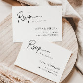 Vorlage für die Minimalistische Hochzeitskarte