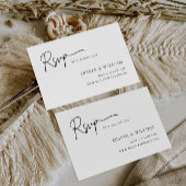 Vorlage für die Minimalistische Hochzeitskarte